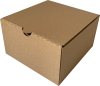 Ételes dobozok, szendvics, hamburger, sültkrumpli - Hamburger doboz 1 db-os (150x150x90 mm)