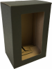 Ablakos (fólia nélkül) tároló doboz (100x75x150 mm) Kis méretű ablakos fólia nélküli, felnyitható tetejű önzáródó hullámkarton tároló doboz

Felhasználás: 
Ajándéktárgyak, édesességek, kozmetikumok egyéb kisméretű tárgyak tárolására alkalmas kis méretű önzáródó hullámkarton tároló doboz.

Méret: 100x75x150 mm - hullámkarton tároló doboz

Kivitel: Fefco 0215

Anyag: mikrohullám karton papír
Színek: 
alap: barna, fehér
színes: bordó, fekete, kék, zöld