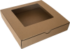 Ablakos (fólia nélkül) tároló doboz (160x160x25 mm) Kis méretű, önzáródó, ablakos, hullámkarton tároló doboz felnyitható tetővel

Felhasználás: 
Ajándéktárgyak, kozmetikai termékek (szappanok) szerszámok, szerelvények, egyéb kisméretű tárgyak tárolására alkalmas kisméretű önzáródó hullámkarton tároló doboz.

Méret: 160x160x25 mm - ablakos (fólia nélkül) hullámkarton tároló doboz
Kivitel: Fefco 0421

Anyag: mikrohullám karton papír
Színek: 
alap: barna, fehér
színes: bordó, fekete, kék, zöld