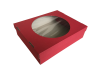 Ablakos (fóliás) süteményes doboz (300x250x80 mm) átlátszó fóliás tetejű, süteményes hullámkarton doboz

Felhasználás: sütemények, rétesek, torta szeletek tárolására alkalmas fóliás tetejű hullámkarton doboz. 

Méretek: 300 x 250 x 80 mm - hullámkarton fóliás süteményes doboz

Anyag: mikrohullám karton papír
Színek: 
alap: barna, fehér
színes: bordó, fekete, kék, zöld

Felhasználás:
Ajánlott, lagzik, családi és céges összejövetelek során a sütemények tárolására, ill. az összejövetelek végén a megmaradt sütemények, torták szétosztására a vendégek között.
