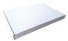 Közepes méretű önzáró tároló doboz (290x200x25 mm) Közepes méretű, önzáródó, hullámkarton tároló doboz felnyitható tetővel

Felhasználás: 
Ajándéktárgyak, szerszámok, szerelvények, egyéb kisméretű tárgyak tárolására alkalmas közepes méretű önzáródó hullámkarton tároló doboz.

Méret: 290 x 200 x 25 mm - hullámkarton tároló doboz

Anyag: mikrohullám karton papír
Színek: 
alap: barna, fehér
színes: bordó, fekete, kék, zöld